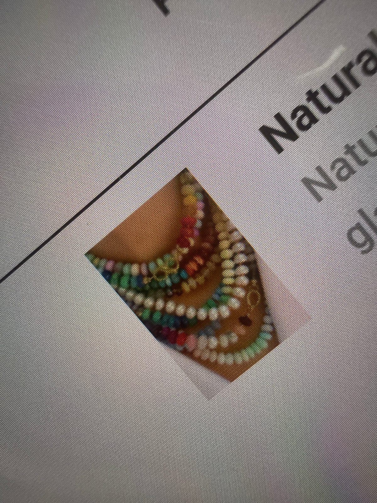Rainbow Sorbet Natural Stone Necklace