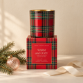 Warm and Cozy 12 oz Boxed Soy Candle – Orange Cinnamon Clove Pine, Christmas Gift