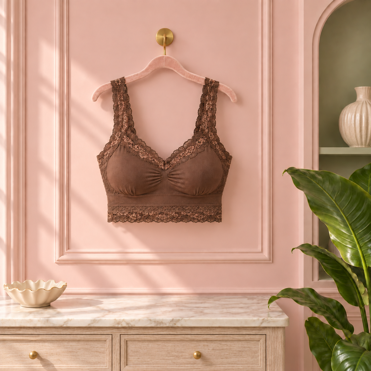 Toffee Lace Bralette