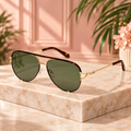 QUAY High Key Twist Sunglasses – Dark Tort