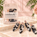 No-Crease Cuties Clip Set – Black Terrazzo