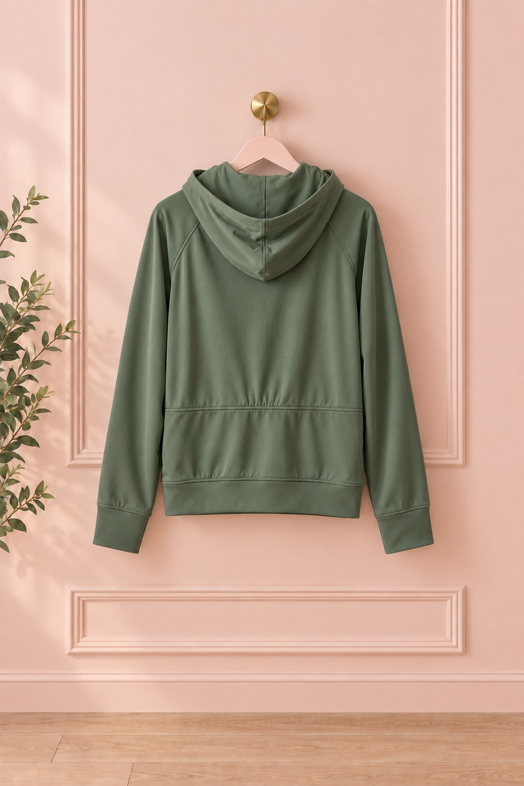 BIRDIE Summer Quarter-Zip Pullover – Olive
