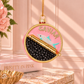 Caviar Tin Glass Christmas Ornament – Whimsical Foodie Tree Decor