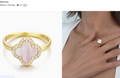 Lucky in Love Clover Ring
