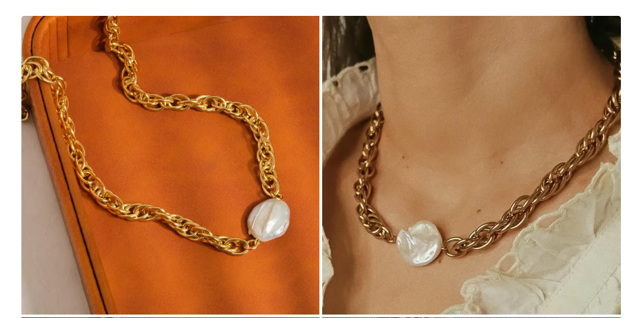 Pearls on the Coast Statement Necklace