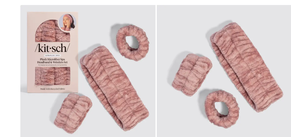 Pretty Little Spa Headband & Wristlet Set