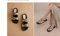 Boardwalk Babe Raffia Buckle Sandals