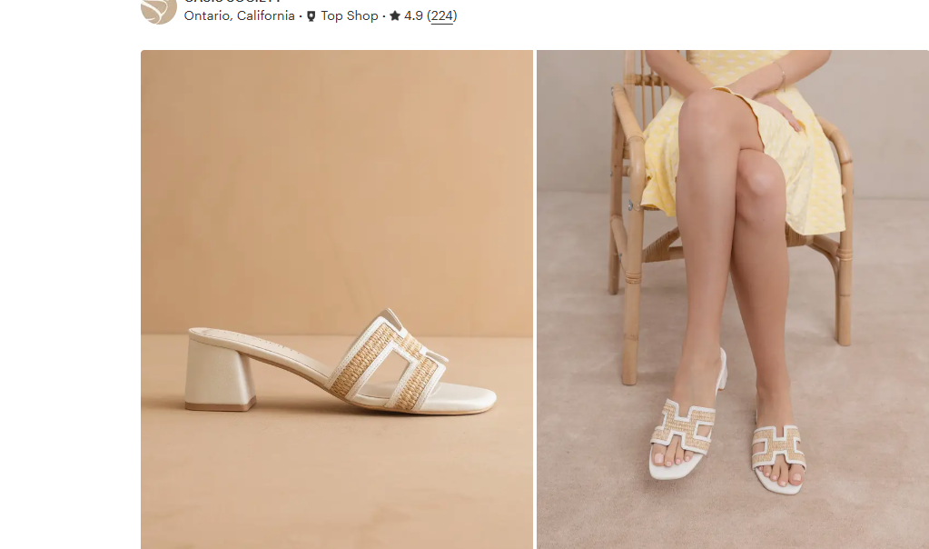 Champagne Brunch White Raffia Heels