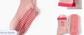 Pink Pilates Princess Bow Grip Socks